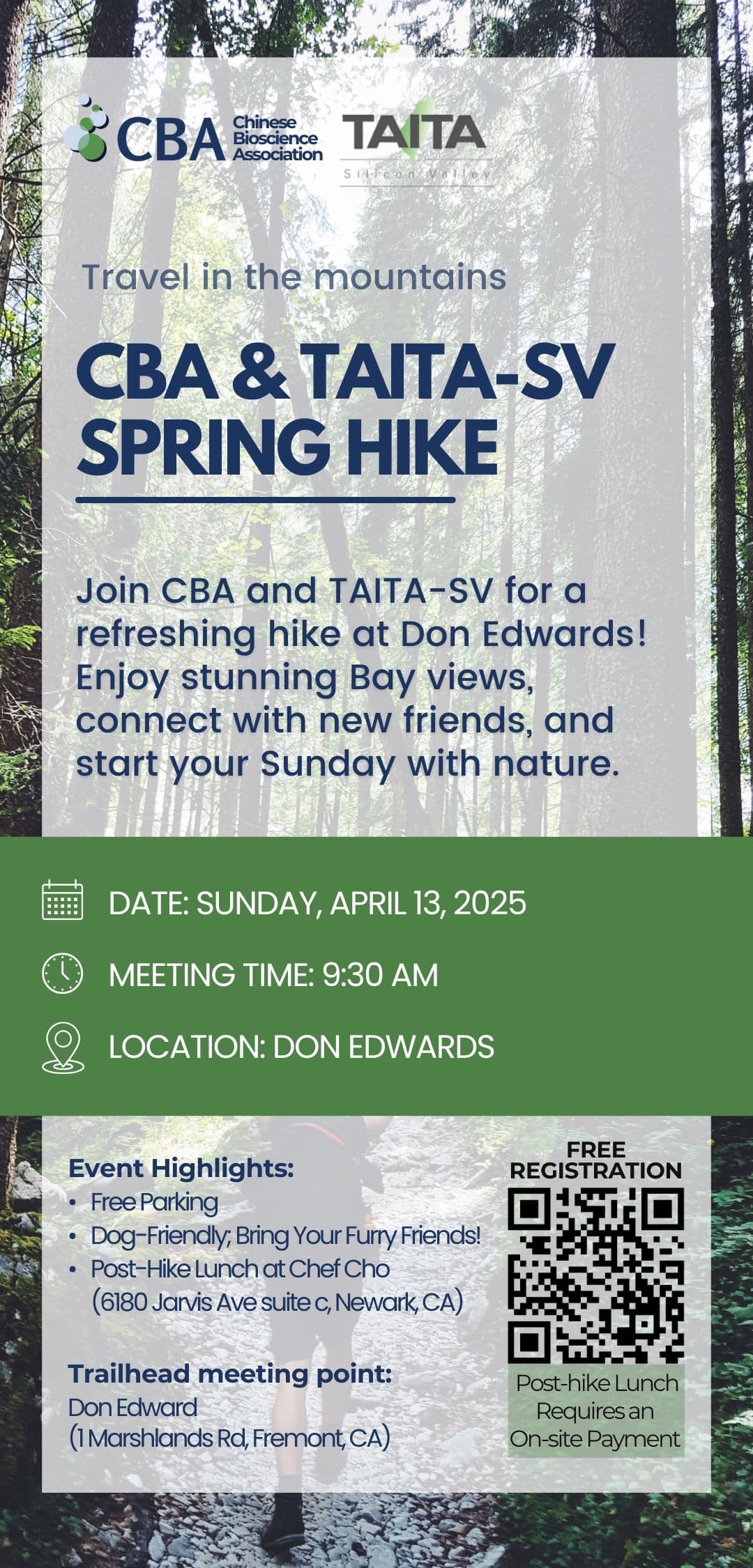 CBA & TAITA-SV Spring Hike — photo 1